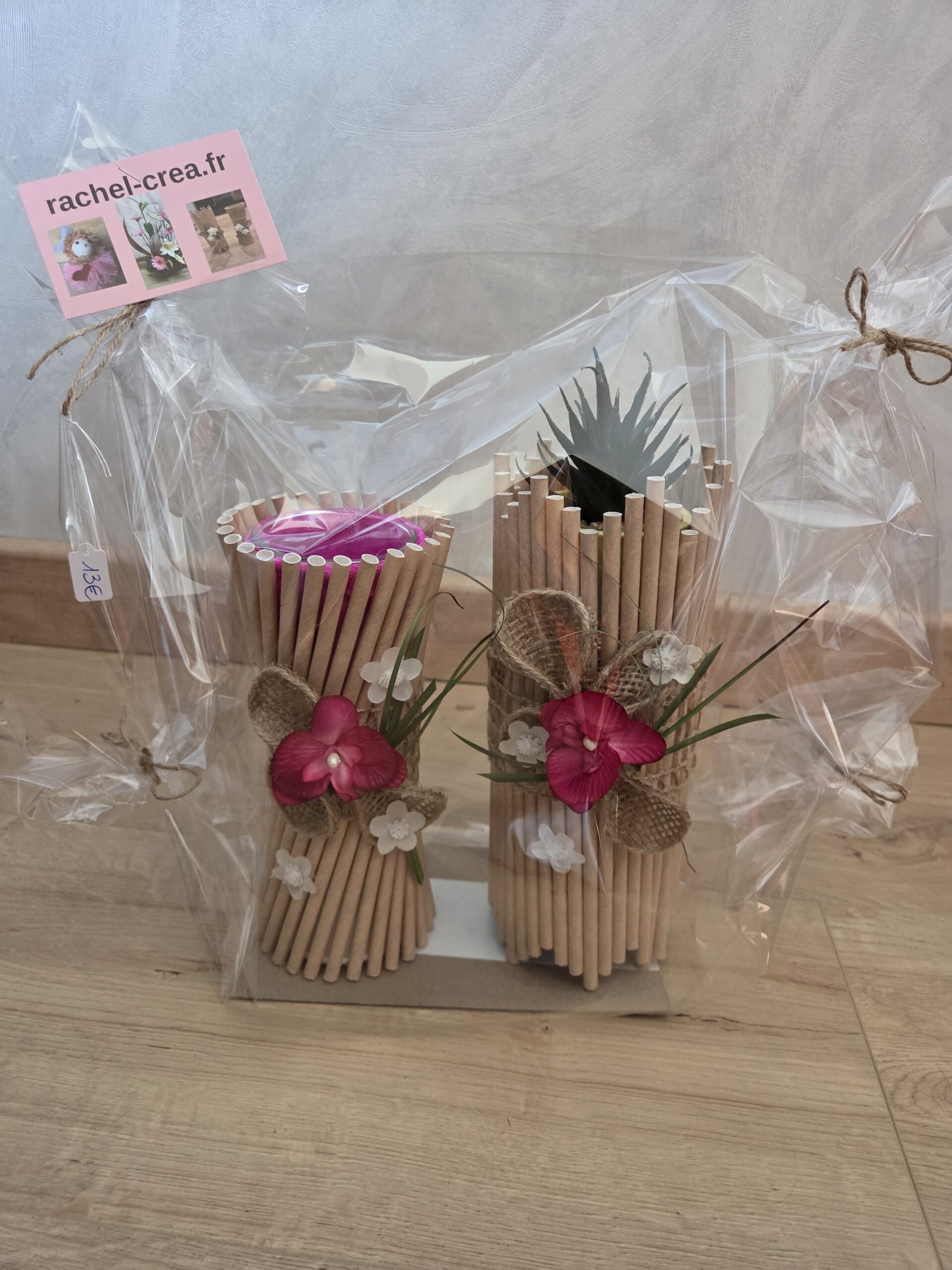 Bougeoir + pot pour plante