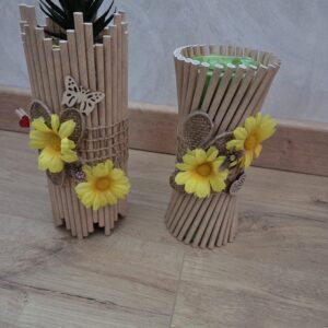 Bougeoir + pot pour plante