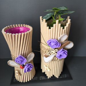 Bougeoir + pot pour plante